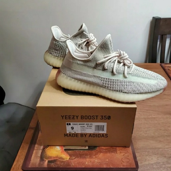 New Men's Yeezy Boost 350 V2 Citrin - Picture 2 of 4